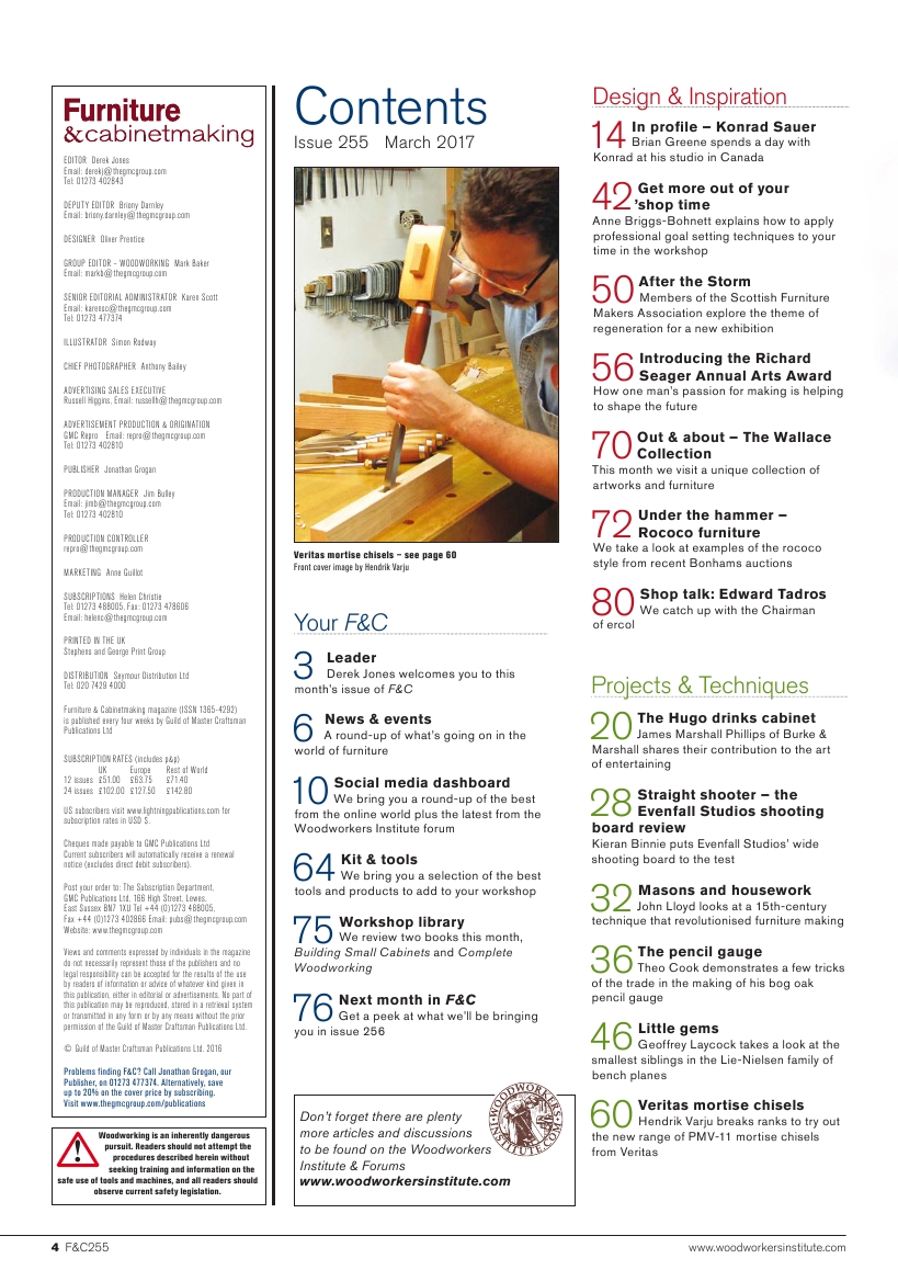 Furniture & Cabinetmaking 255 2017-03